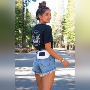 ALOHA Collection White Mini Hip Pack